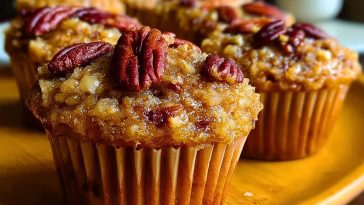 Pecan Pie Brown Sugar Muffins