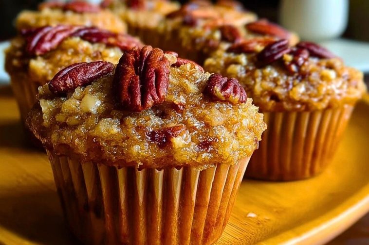 Pecan Pie Brown Sugar Muffins