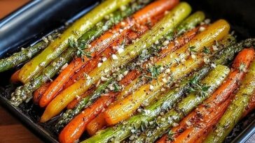Roasted Asparagus & Carrots