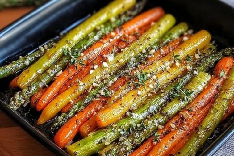 Roasted Asparagus & Carrots