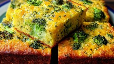 Savory Jiffy Mix Cornbread with a Broccoli Twist