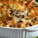 Simple French Onion Beef Casserole