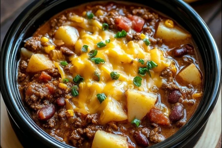Slow Cooker Cowboy Casserole