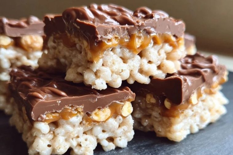 Snickers Rice Crispy Treats