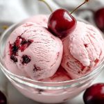 Healthy Cherry Greek Frozen Yogurt