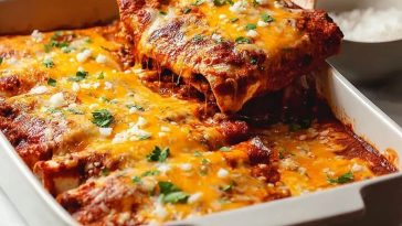 Beef Enchiladas With Red Sauce