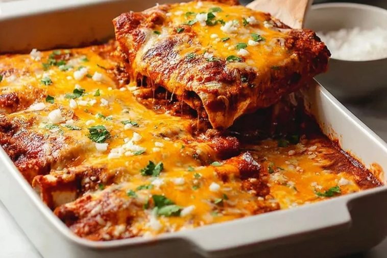 Beef Enchiladas With Red Sauce