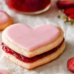 Best Heart-Shaped Strawberry Shortbread Cookies