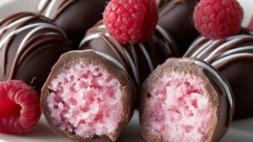 Chocolate Raspberry Truffles