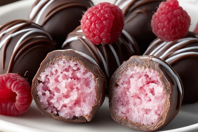 Chocolate Raspberry Truffles
