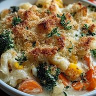 Cozy Creamy Vegetable Casserole