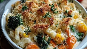Cozy Creamy Vegetable Casserole