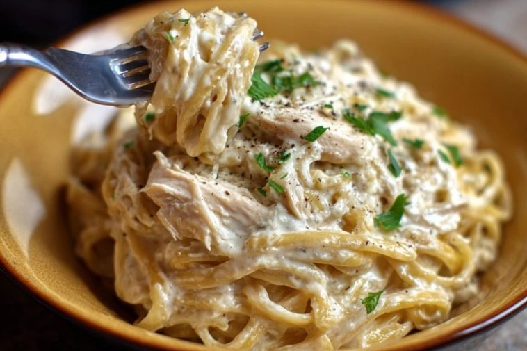Crock Pot Chicken Alfredo