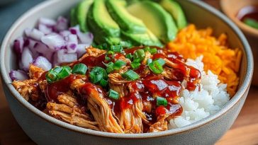 Delicious Low Carb BBQ Chicken Bowl