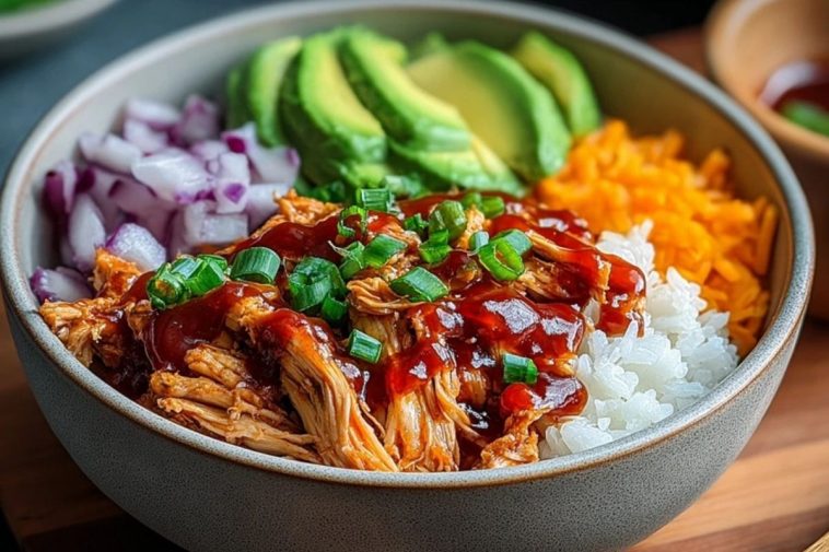Delicious Low Carb BBQ Chicken Bowl