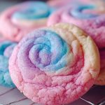 Fluffy Cotton Candy Cookies