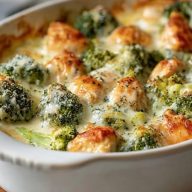 Healthier Broccoli Chicken Casserole