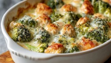 Healthier Broccoli Chicken Casserole