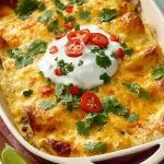 Loaded Beef Enchiladas With Cheese Sauce