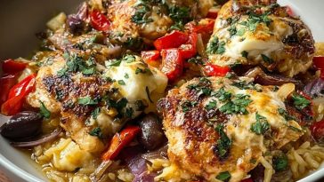 Quick Mediterranean Chicken Casserole