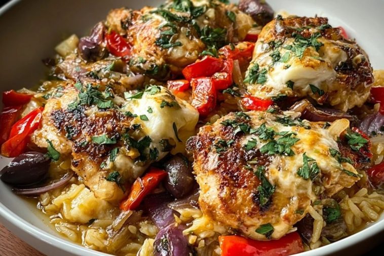 Quick Mediterranean Chicken Casserole