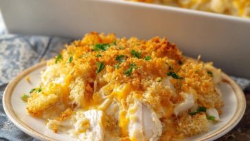 Ritz Cracker Chicken Casserole