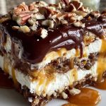 Decadent No-Bake Turtle Lasagna