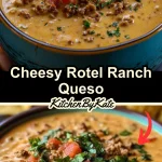 Cheesy Rotel Ranch Queso