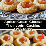 Simple Apricot Cream Cheese Thumbprint Cookies