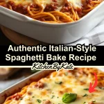 Authentic Italian-Style Spaghetti Bake Recipe