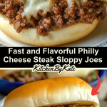 Fast and Flavorful Philly Cheese Steak Sloppy Joes