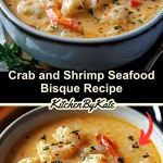 Crab and Shrimp Seafood Bisque Recipe