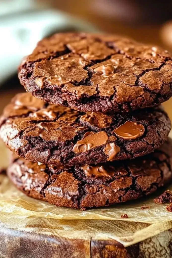 Quick and Easy Fudgy Chocolate Brownie Cookies