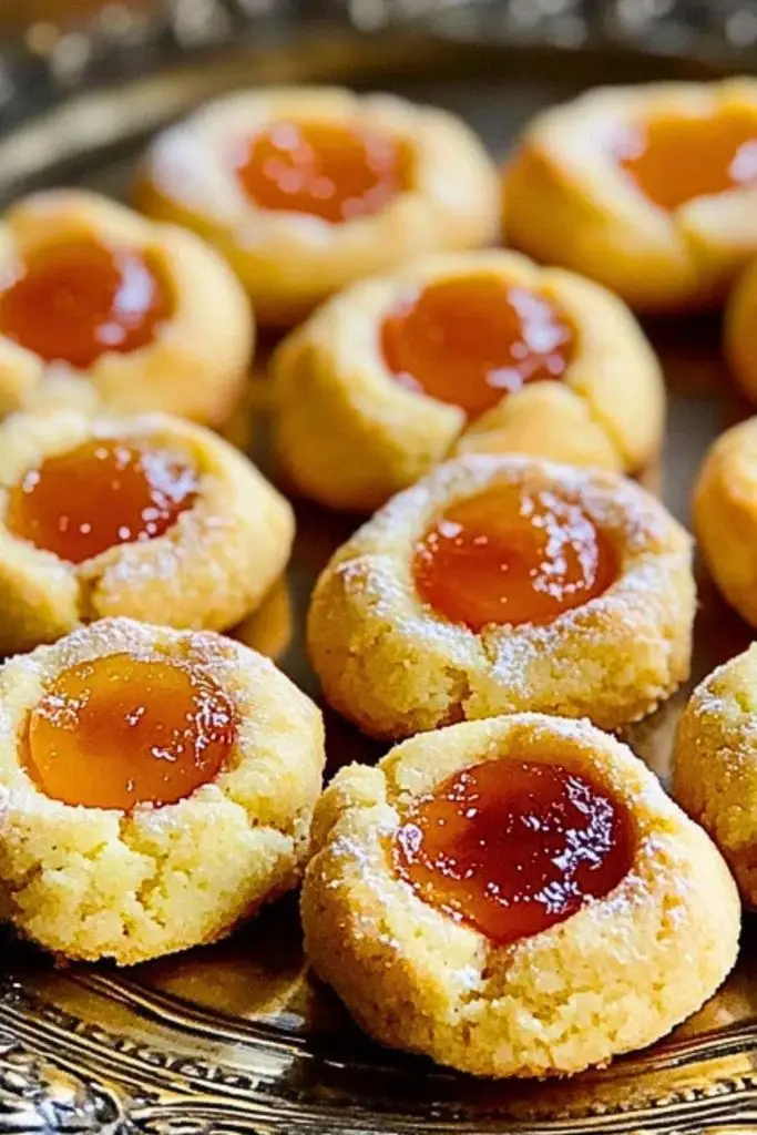 Simple Apricot Cream Cheese Thumbprint Cookies Simple Apricot Cream Cheese Thumbprint Cookies