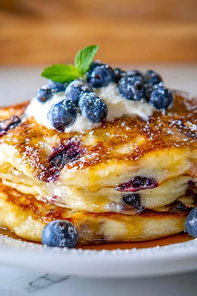 Blueberry Ricotta Pancakes Blueberry Ricotta Pancakes