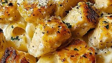Creamy Garlic Chicken & Parmesan Pasta Delight