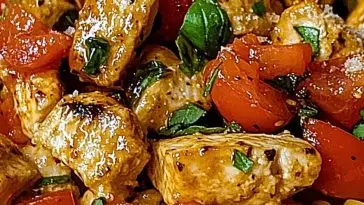 Easy Bruschetta Chicken Pasta