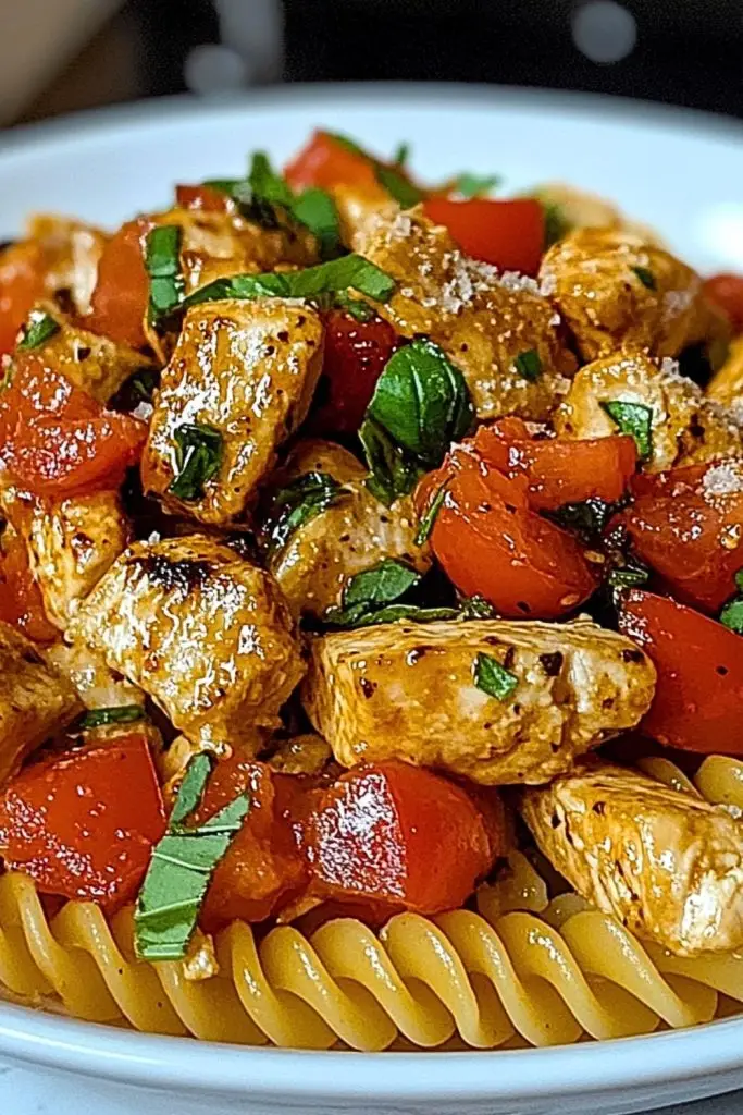 Easy Bruschetta Chicken Pasta Easy Bruschetta Chicken Pasta