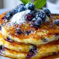 Blueberry Ricotta Pancakes