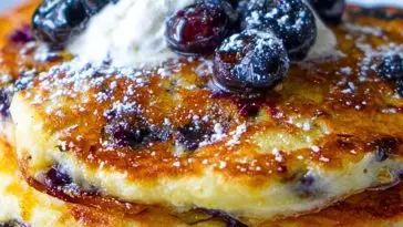 Blueberry Ricotta Pancakes