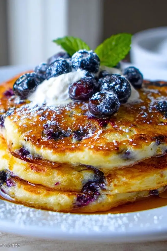 Blueberry Ricotta Pancakes Blueberry Ricotta Pancakes
