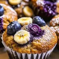 Blueberry Banana Muffins