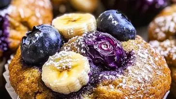 Blueberry Banana Muffins