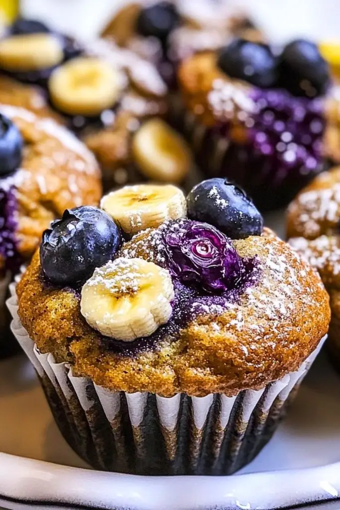 Blueberry Banana Muffins Blueberry Banana Muffins
