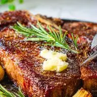 Cast Iron Ribeye Steak