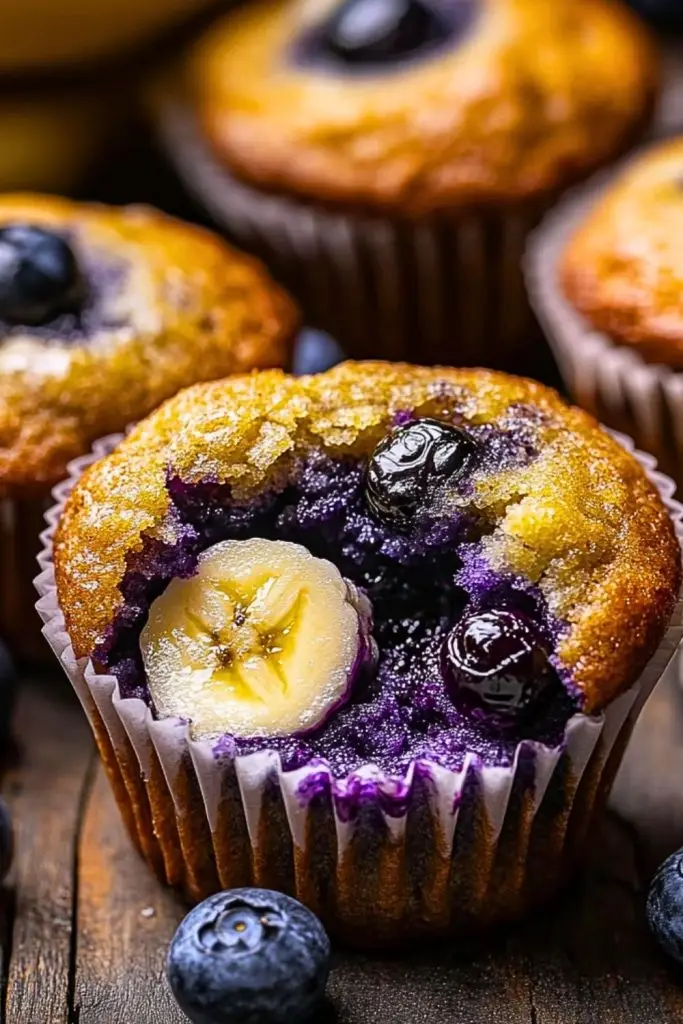 Blueberry Banana Muffins Blueberry Banana Muffins