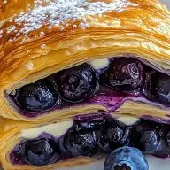 Blueberry Cream Cheese Puff Pastry