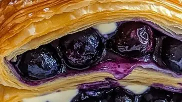 Blueberry Cream Cheese Puff Pastry