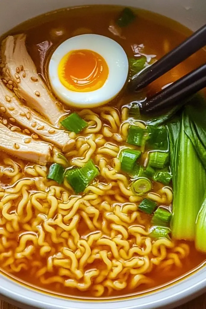 Homemade Chicken Ramen Soup Homemade Chicken Ramen Soup