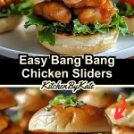 Easy Bang Bang Chicken Sliders